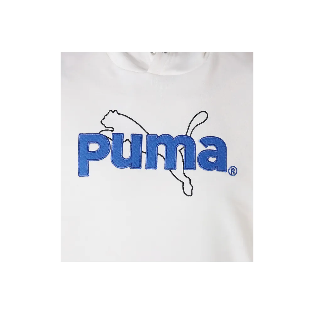 PUMA - PUMA TEAM GRAPHIC HOODIE TR - WHITE - UOMO - 538259 - 02