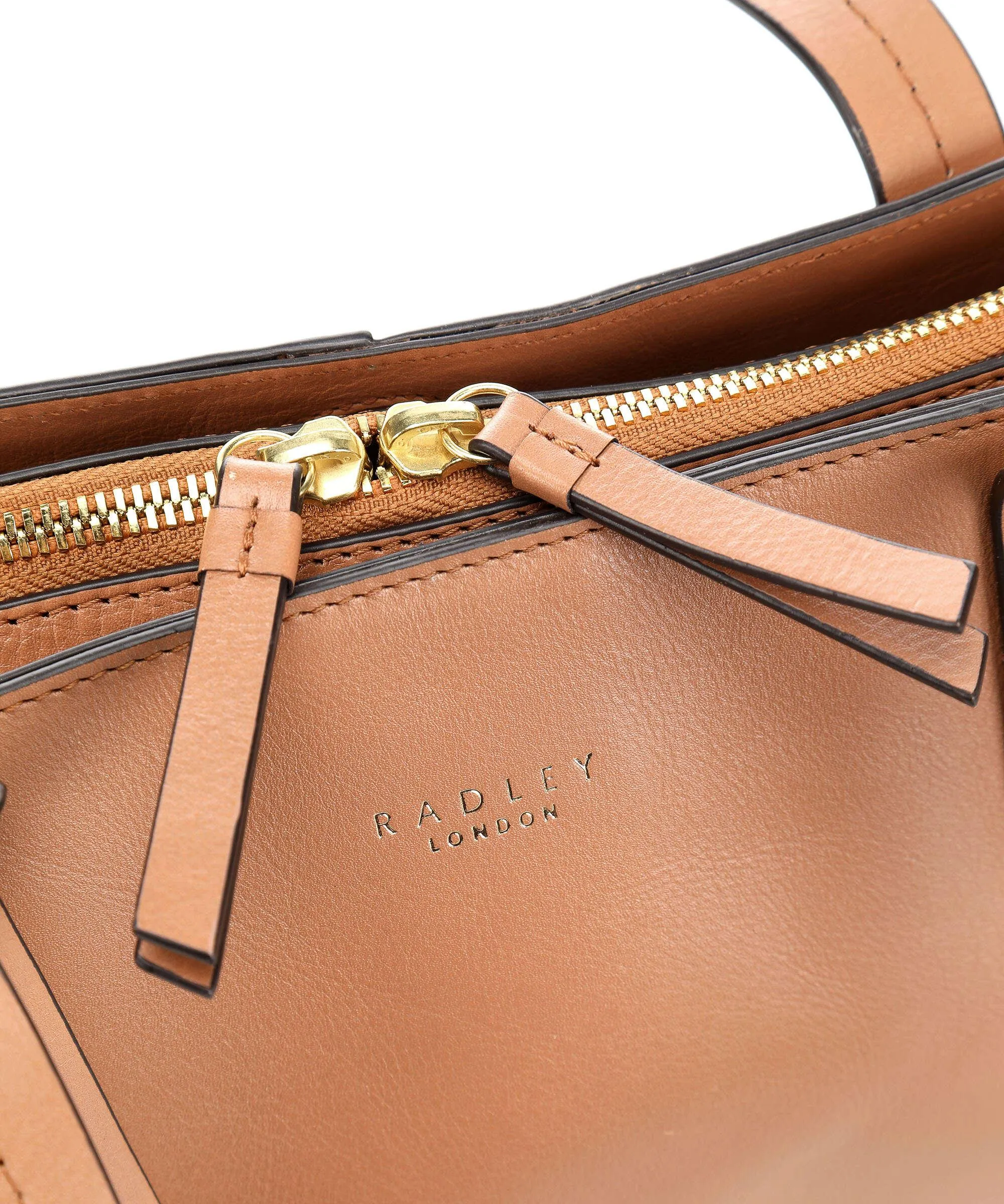  Radley London Dukes Place Borsa shopper pelle di vacchetta grana marrone chiaro  