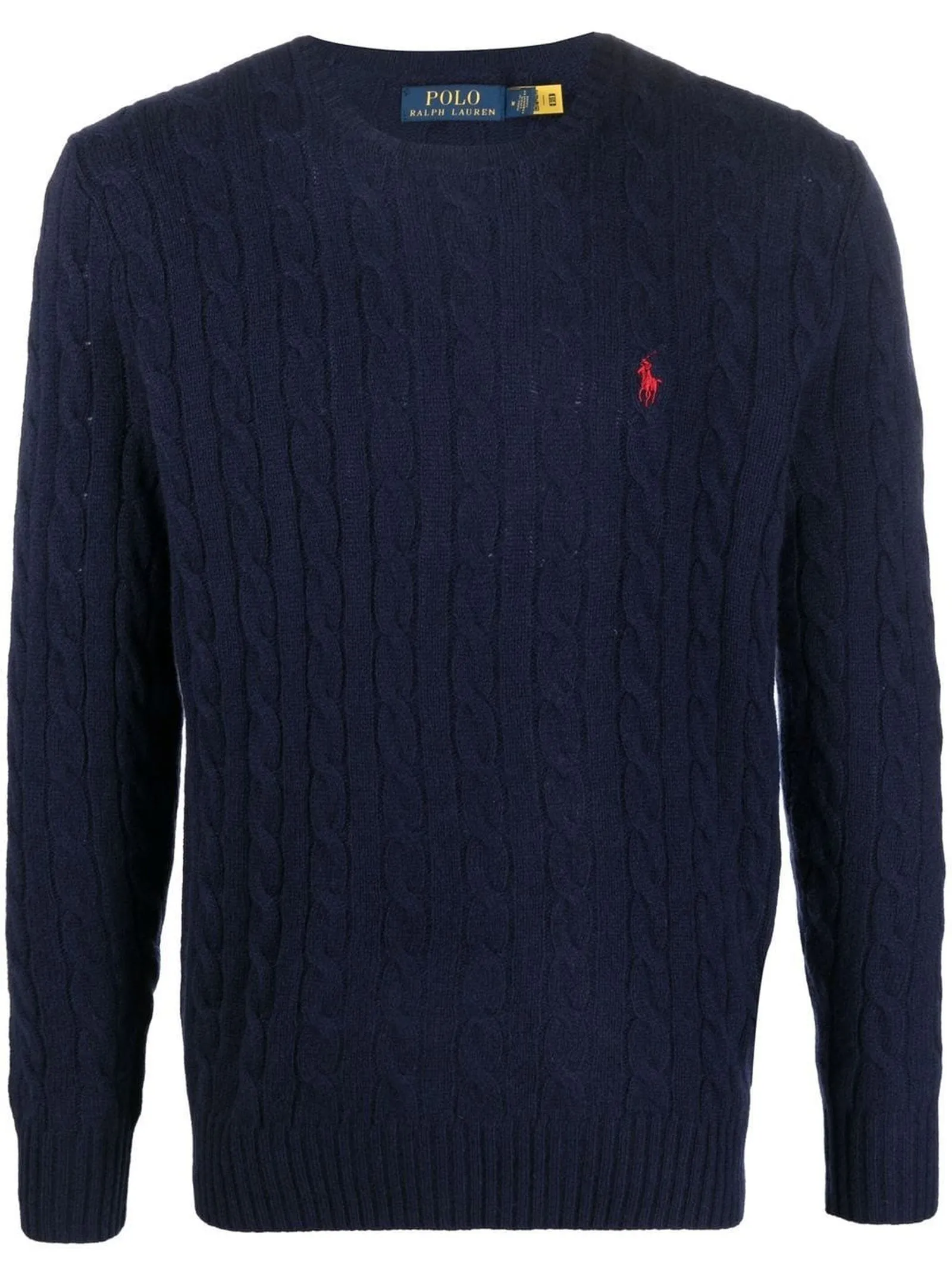 RALPH LAUREN Abbigliamento,Maglieria Maglione in lana e cashmere blu 
