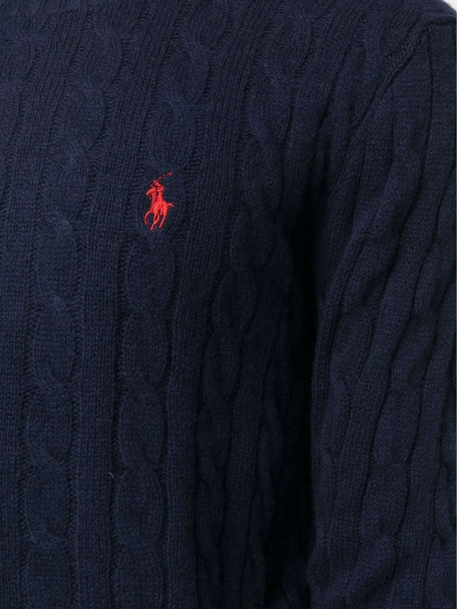 RALPH LAUREN Abbigliamento,Maglieria Maglione in lana e cashmere blu 