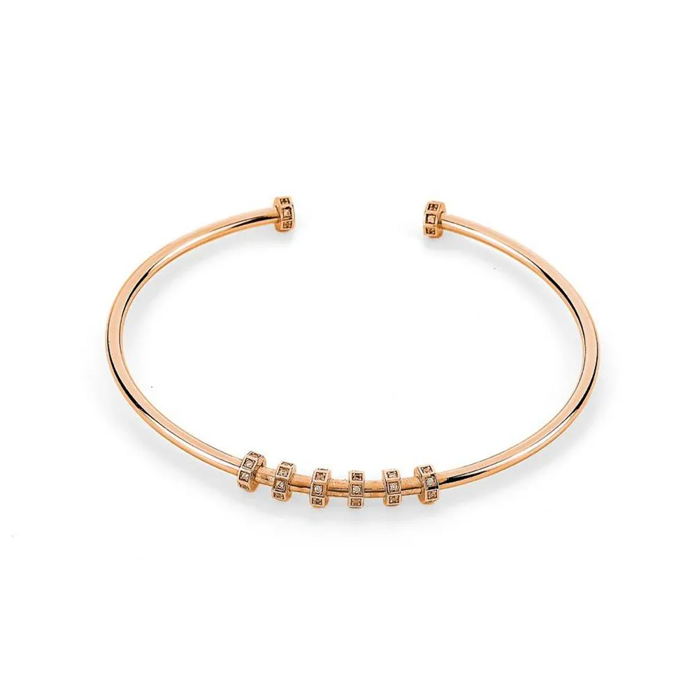 Rosato Bracciale Armonico in Argento Rosa RZB039