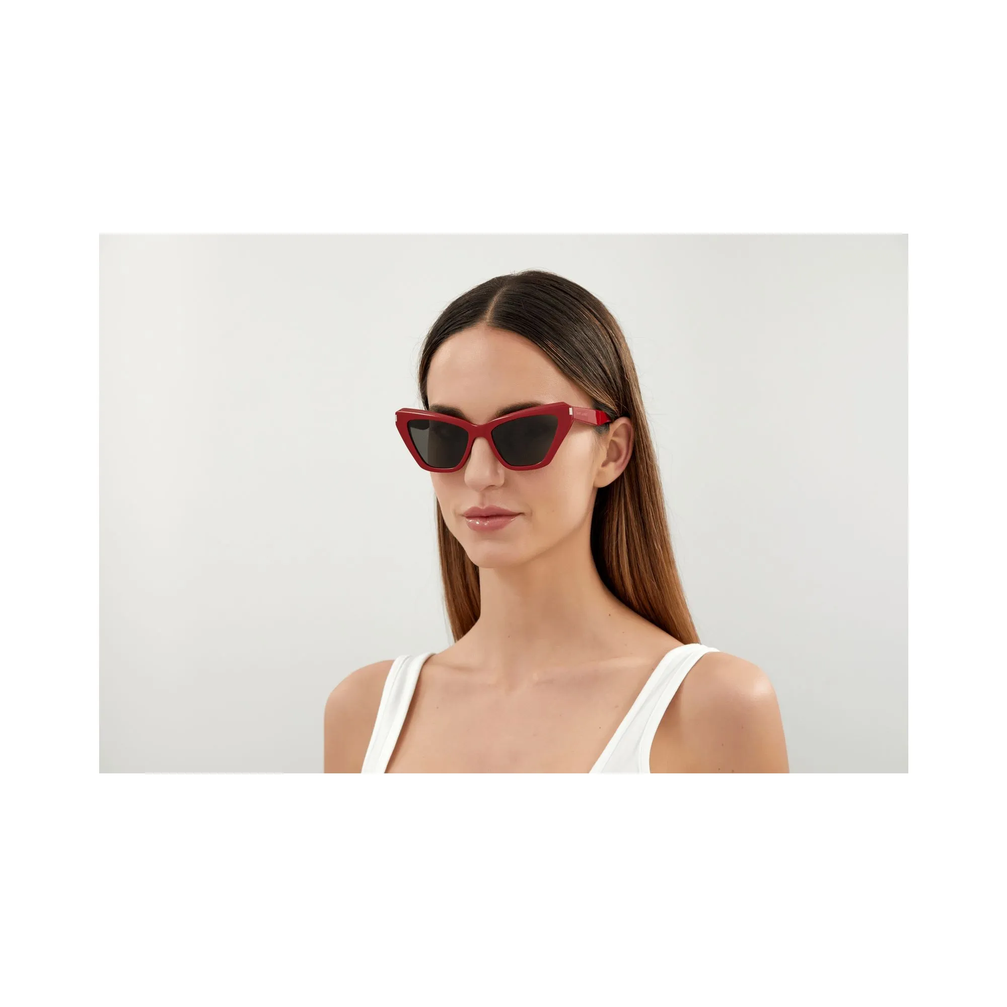   Saint Laurent SL 466 - 003 Rosso | Occhiale Da Sole Donna 