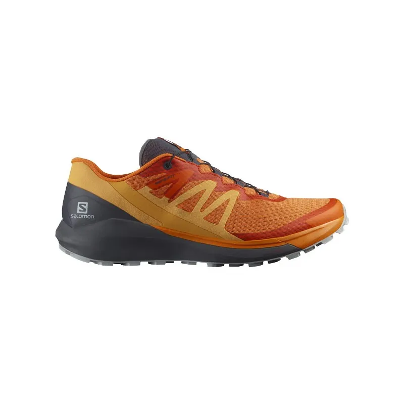 SALOMON SENSE RIDE 4 SCARPA TRAIL RUNNING UOMO - ARANCIONE/GRIGIO