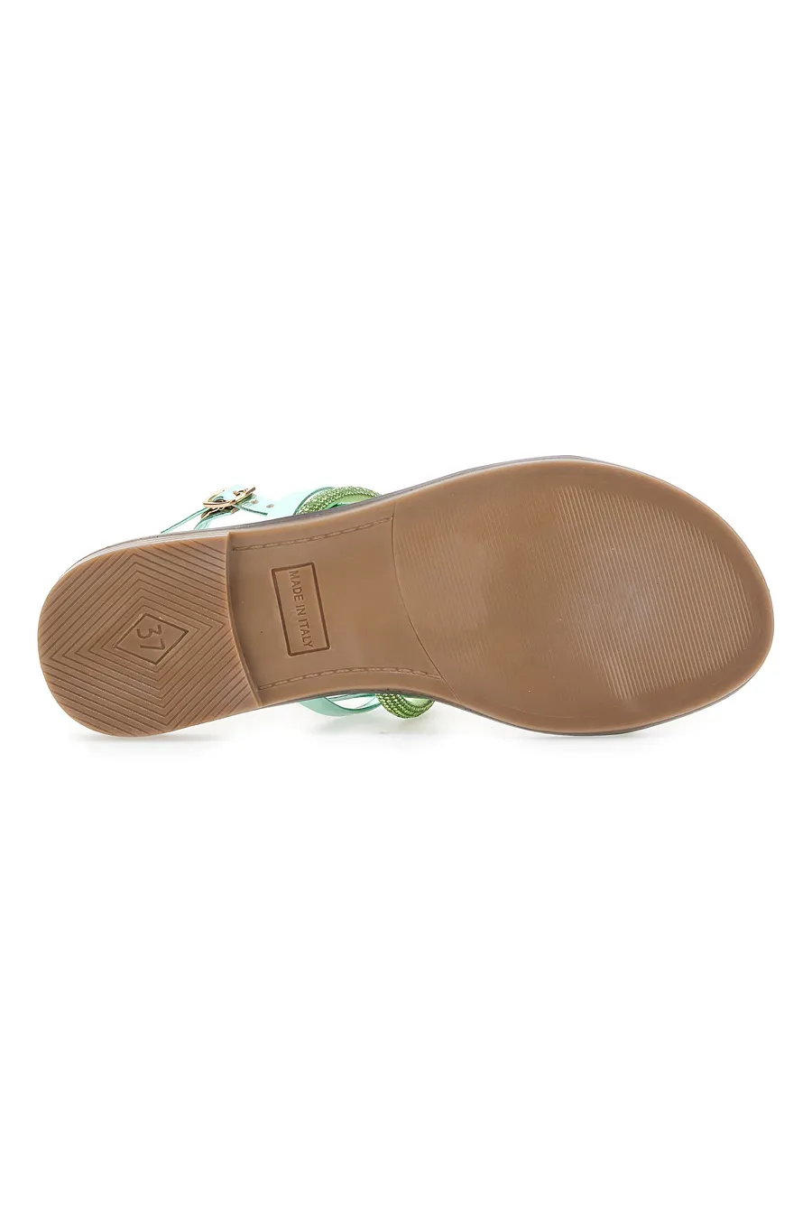 Sandali Flat Pushy Wamp 1576 Verdi