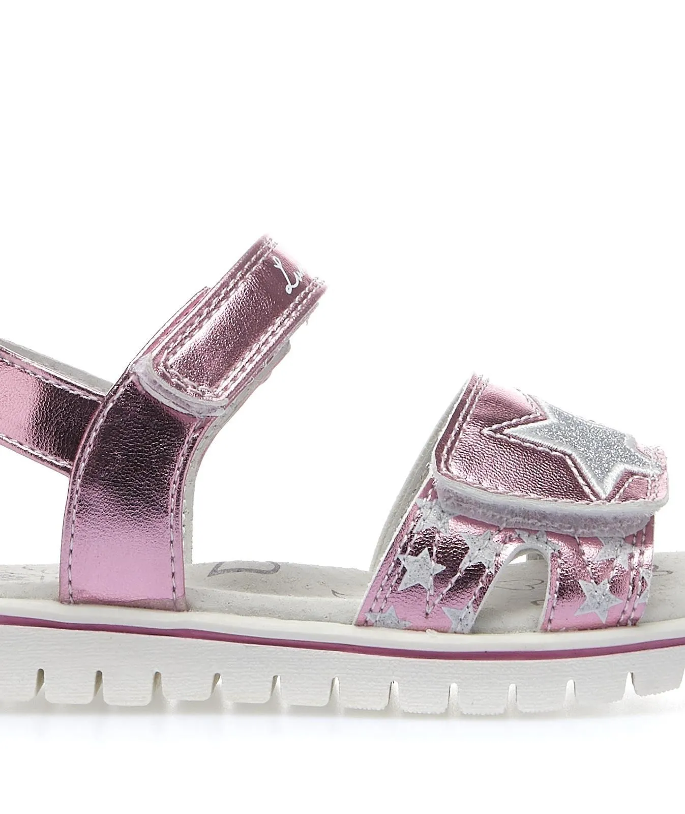Sandalini rosa bimba con stelline