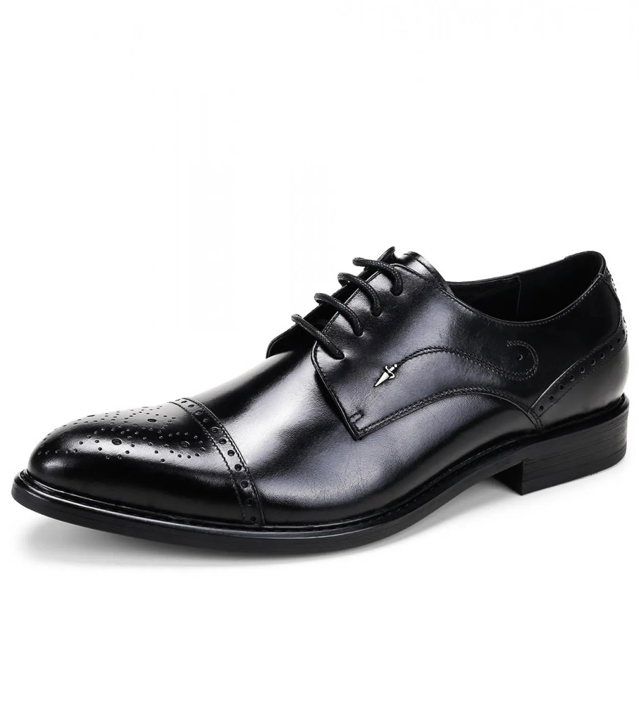 Scarpe formali piatte da uomo in vera pelle Scarpe da sposa italiane in pelle da uomo italiane
