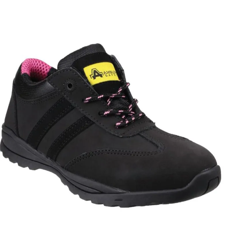 Scarpe sportive antinfortunistiche Cofra SOPHIE, Donna tg. 38, col. Nero, con puntale di sicurezza