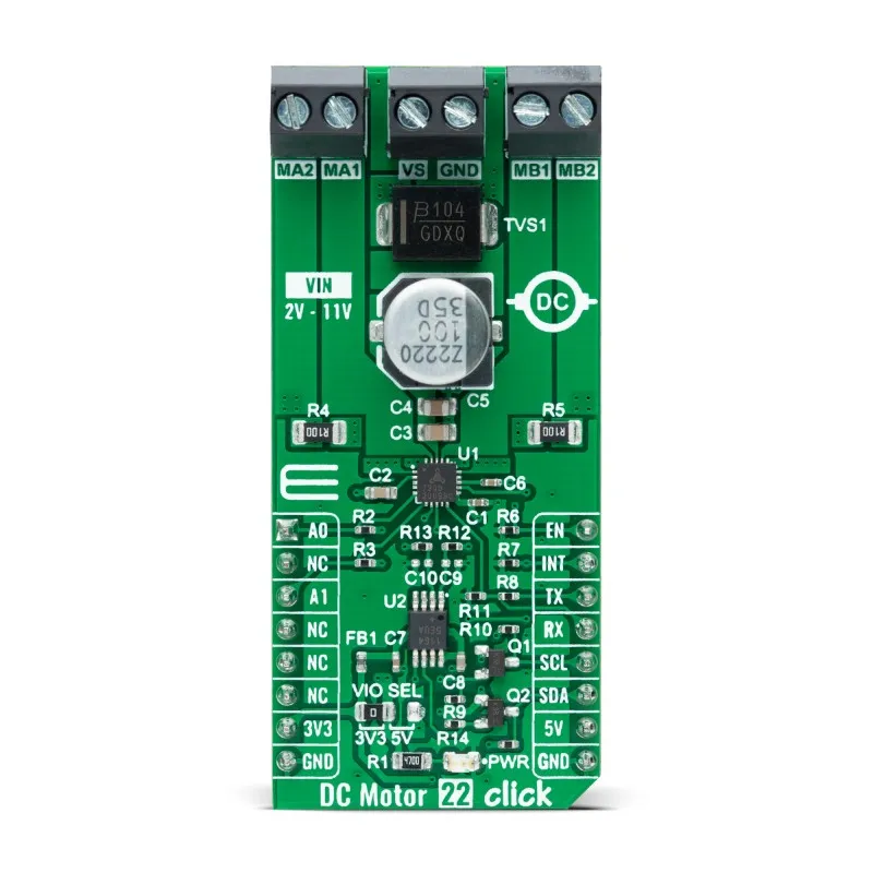 Scheda di sviluppo DC Motor 22 Click TMC7300