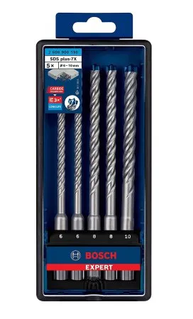 Set 5 punte trapano SDS PLUS 7X Expert Bosch 2608900198