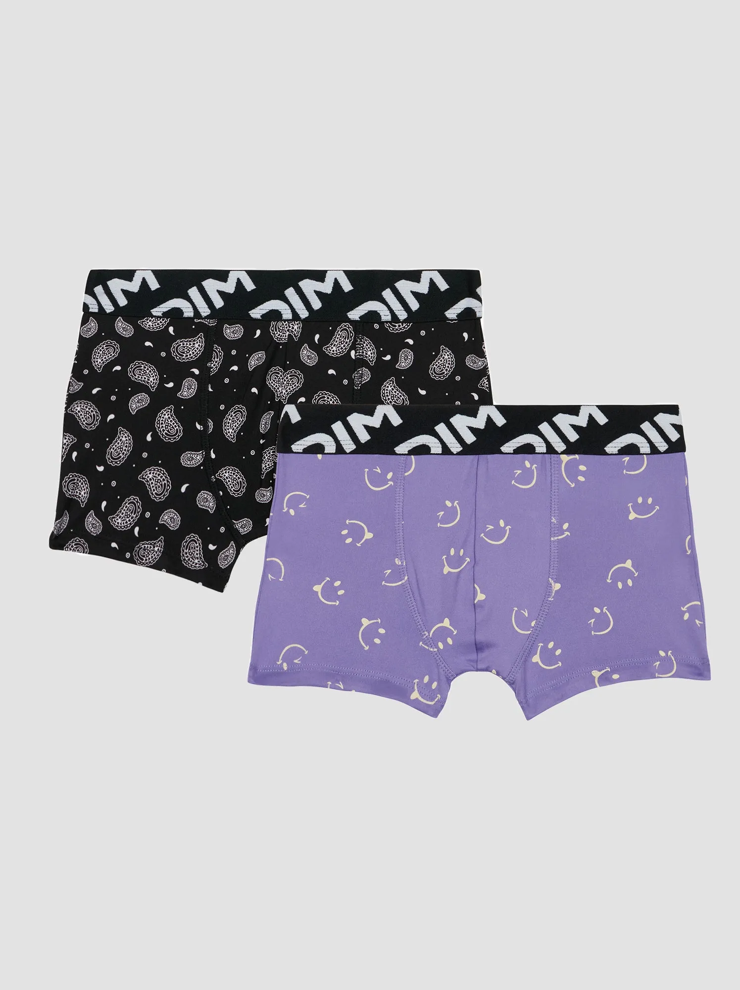 Set di 2 boxer con stampa - VIOLA