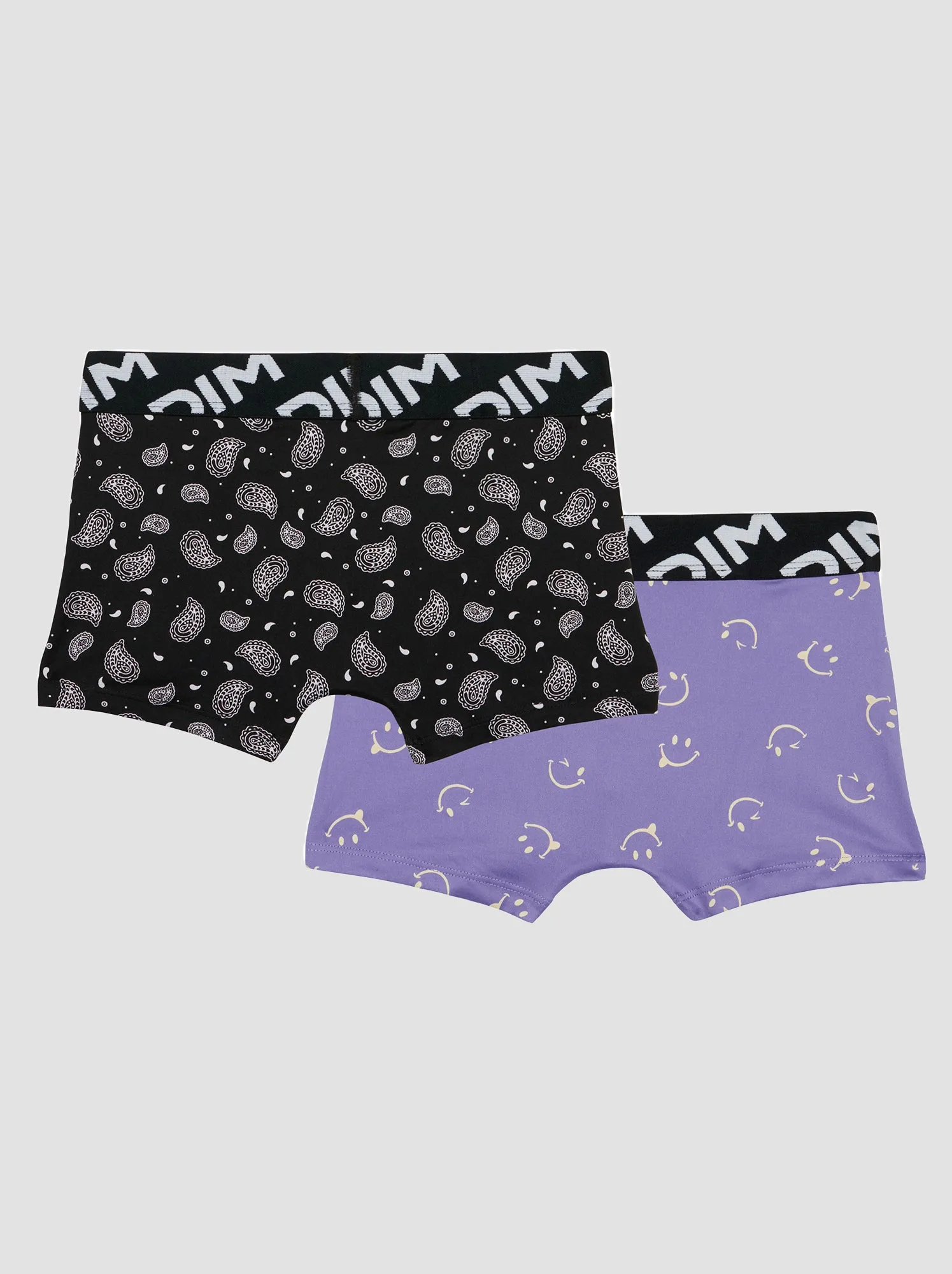 Set di 2 boxer con stampa - VIOLA