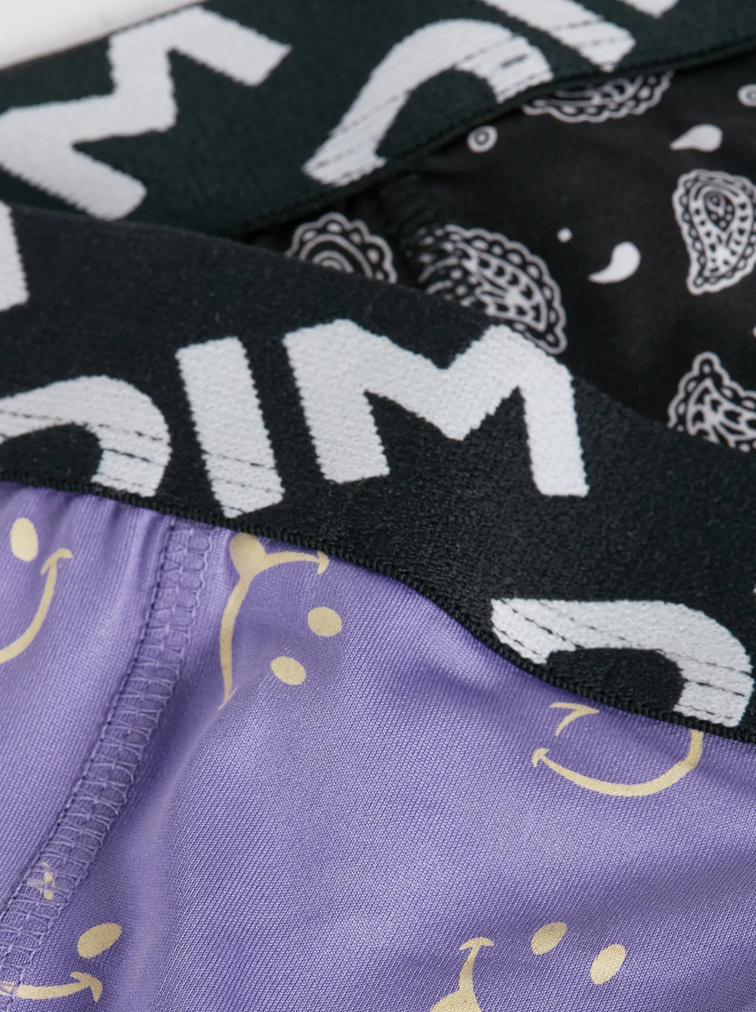 Set di 2 boxer con stampa - VIOLA
