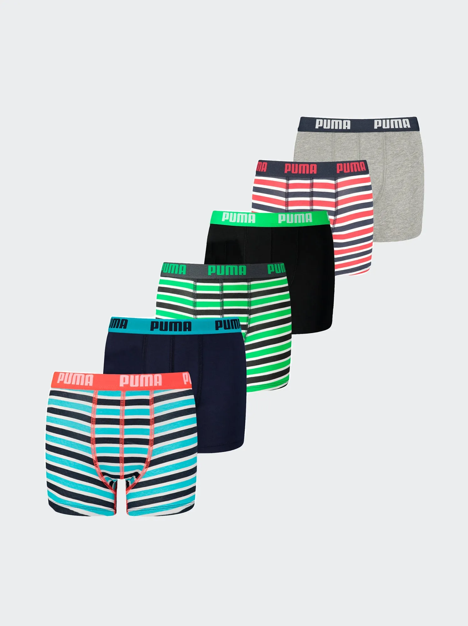 Set di 6 boxer 'Puma' - BLU