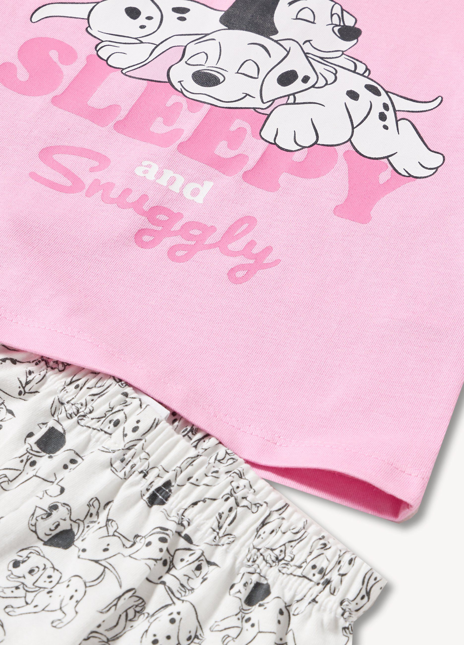 Set pigiama corto Disney in puro cotone neonata