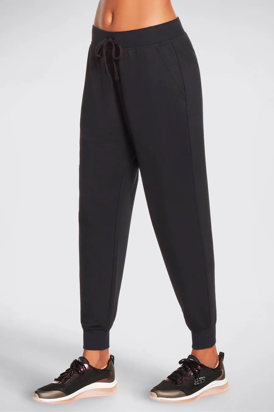   SKECHERS Pantaloni Felpati Neri da Jogging Skechers Go Lounge Wear