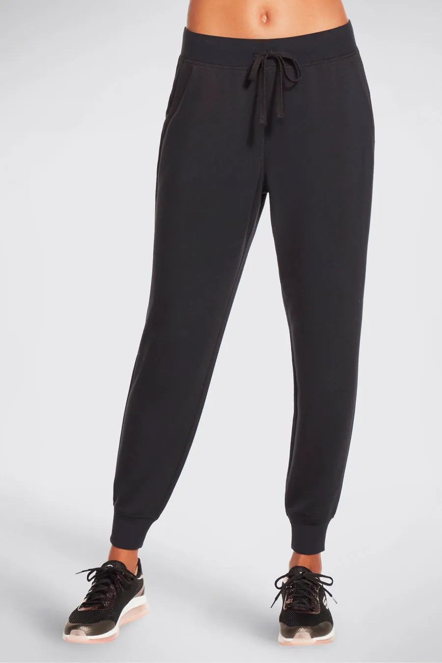   SKECHERS Pantaloni Felpati Neri da Jogging Skechers Go Lounge Wear
