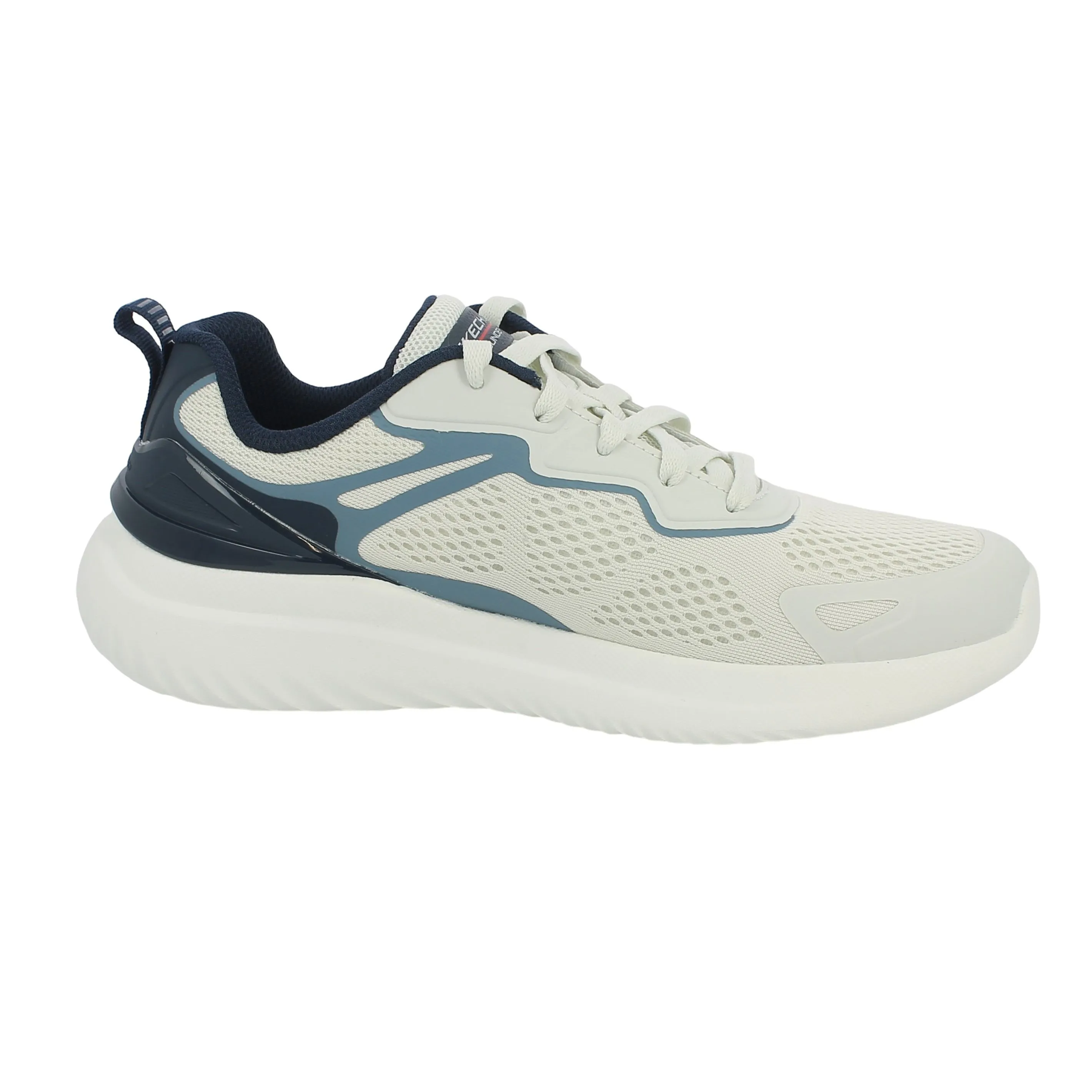 Skechers  Scarpa sportiva bianca e blu con memory foam 