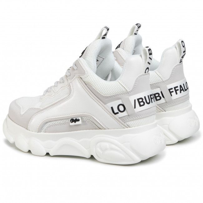 SNEAKERS Donna BUFFALO 1630425 CLD CHAI WHITE