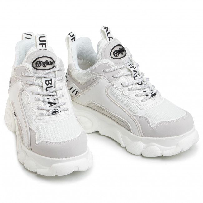 SNEAKERS Donna BUFFALO 1630425 CLD CHAI WHITE