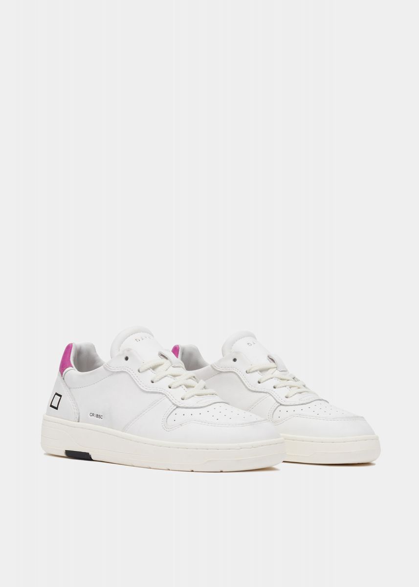 SNEAKERS Donna DATE W391-CR-BA-WF COURT WHITE/FUXIA