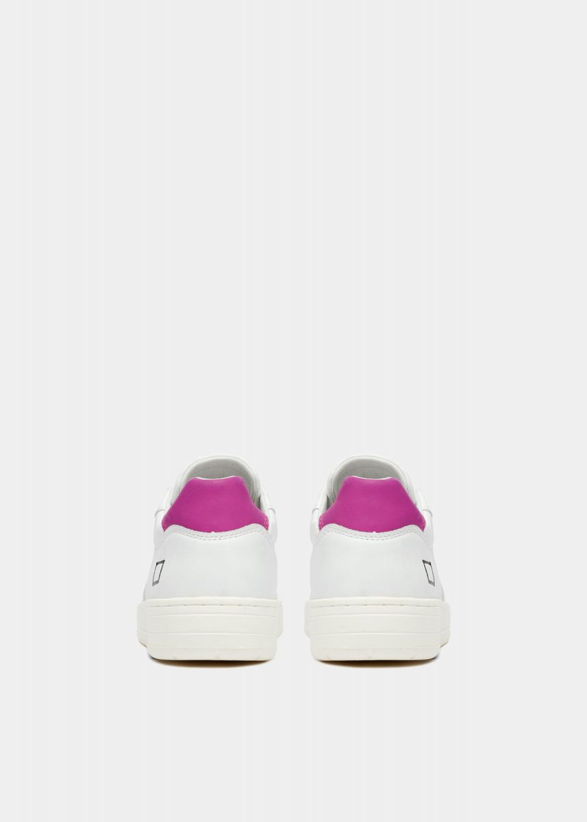 SNEAKERS Donna DATE W391-CR-BA-WF COURT WHITE/FUXIA