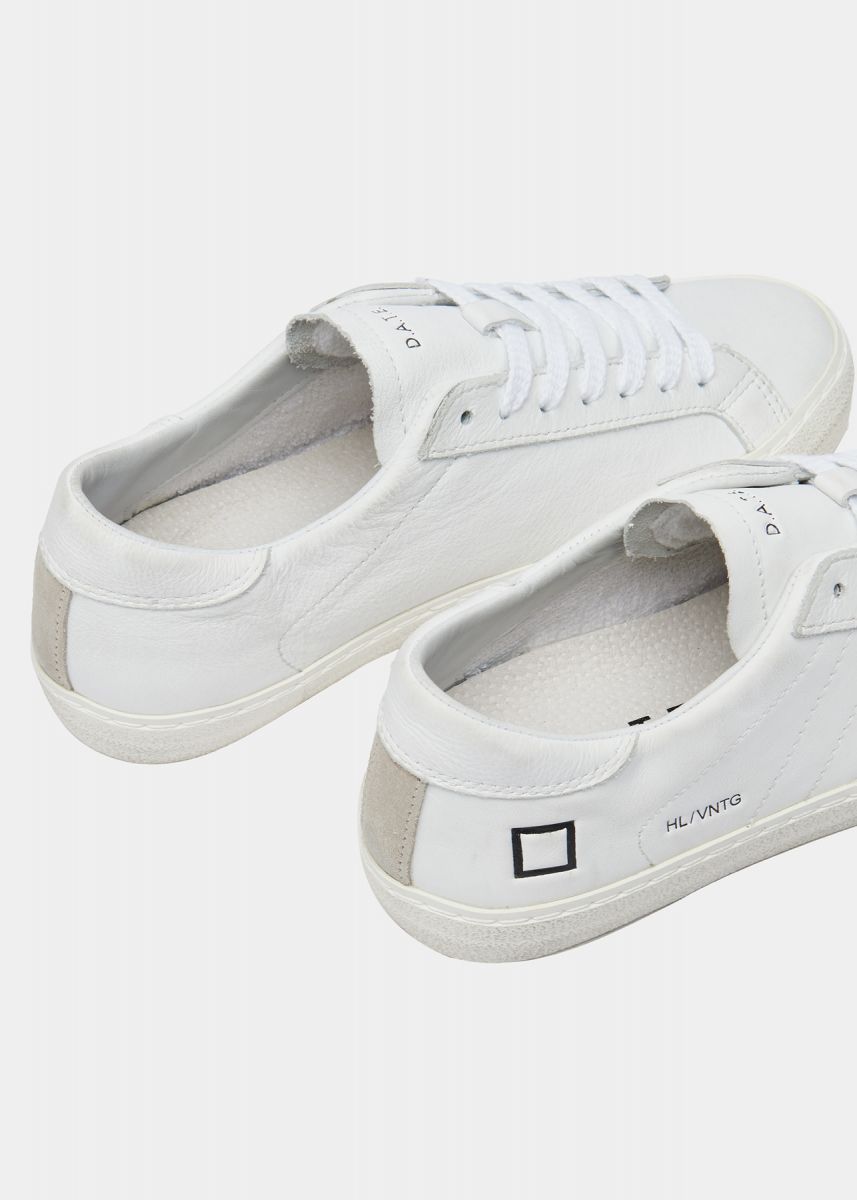 SNEAKERS Donna DATE W391-HL-VC-WB HILL VINTAGE CALF WHITE/BLACK