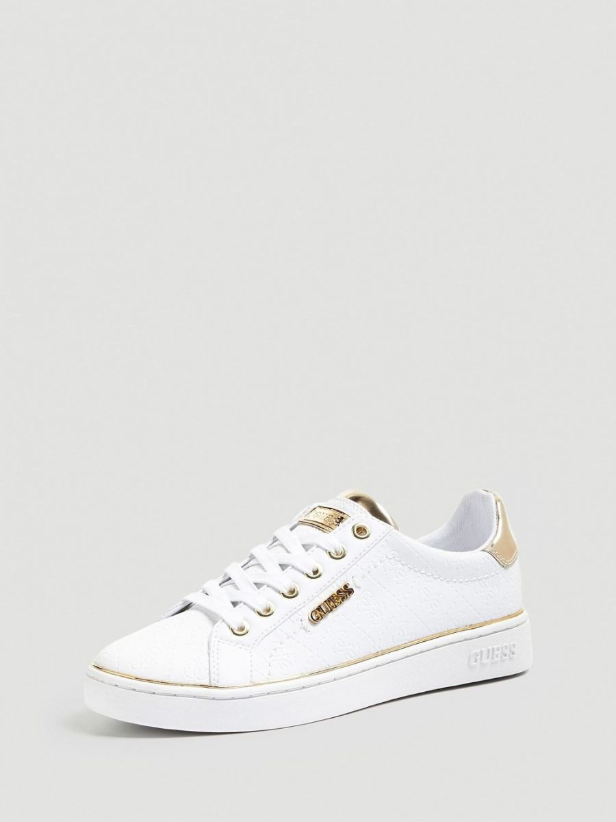 SNEAKERS Donna GUESS FL5BEK FAL12 WHITE