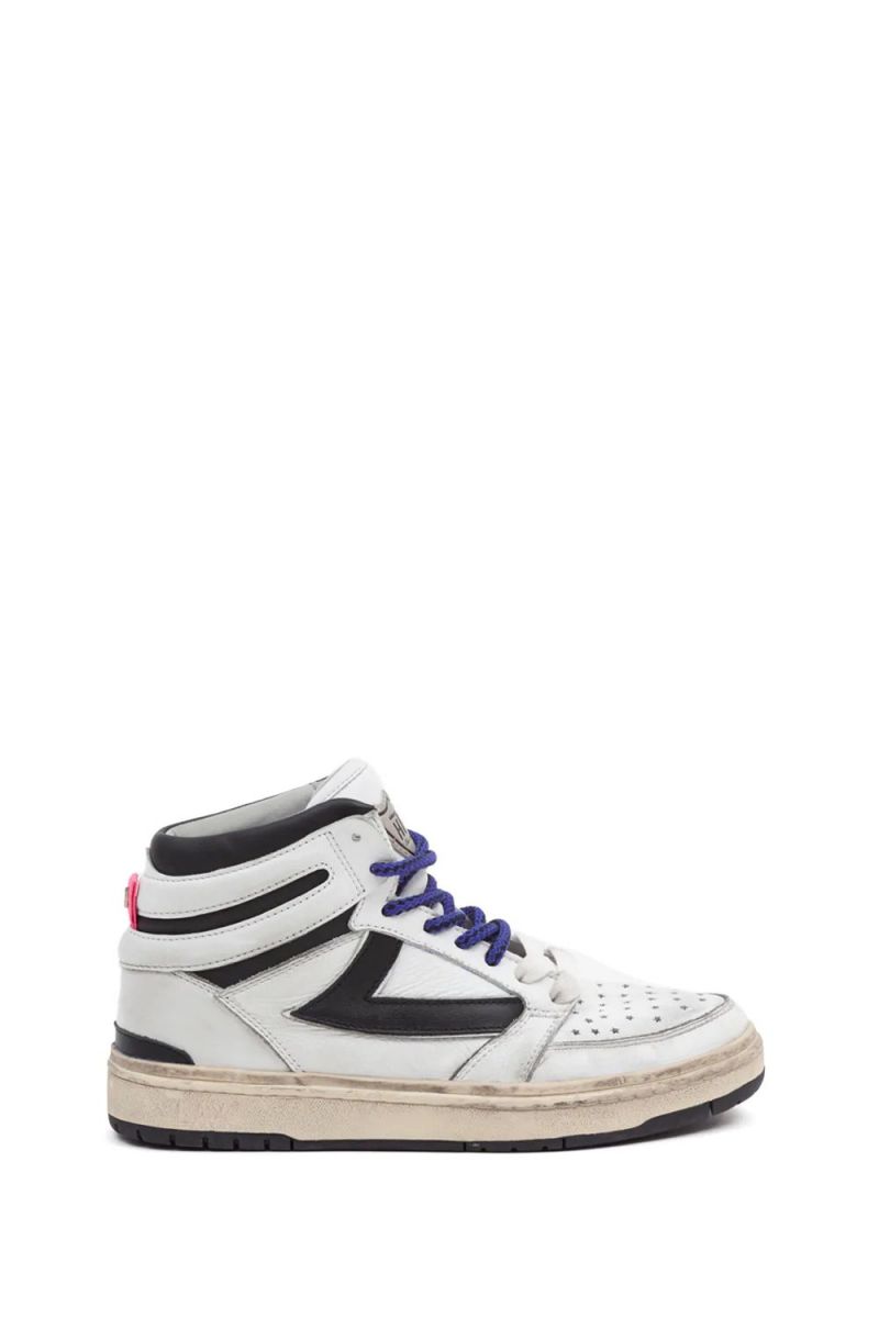 SNEAKERS Donna HTC LOS ANGELES STARLIGHT HIGH W-WB WHITE/BLACK