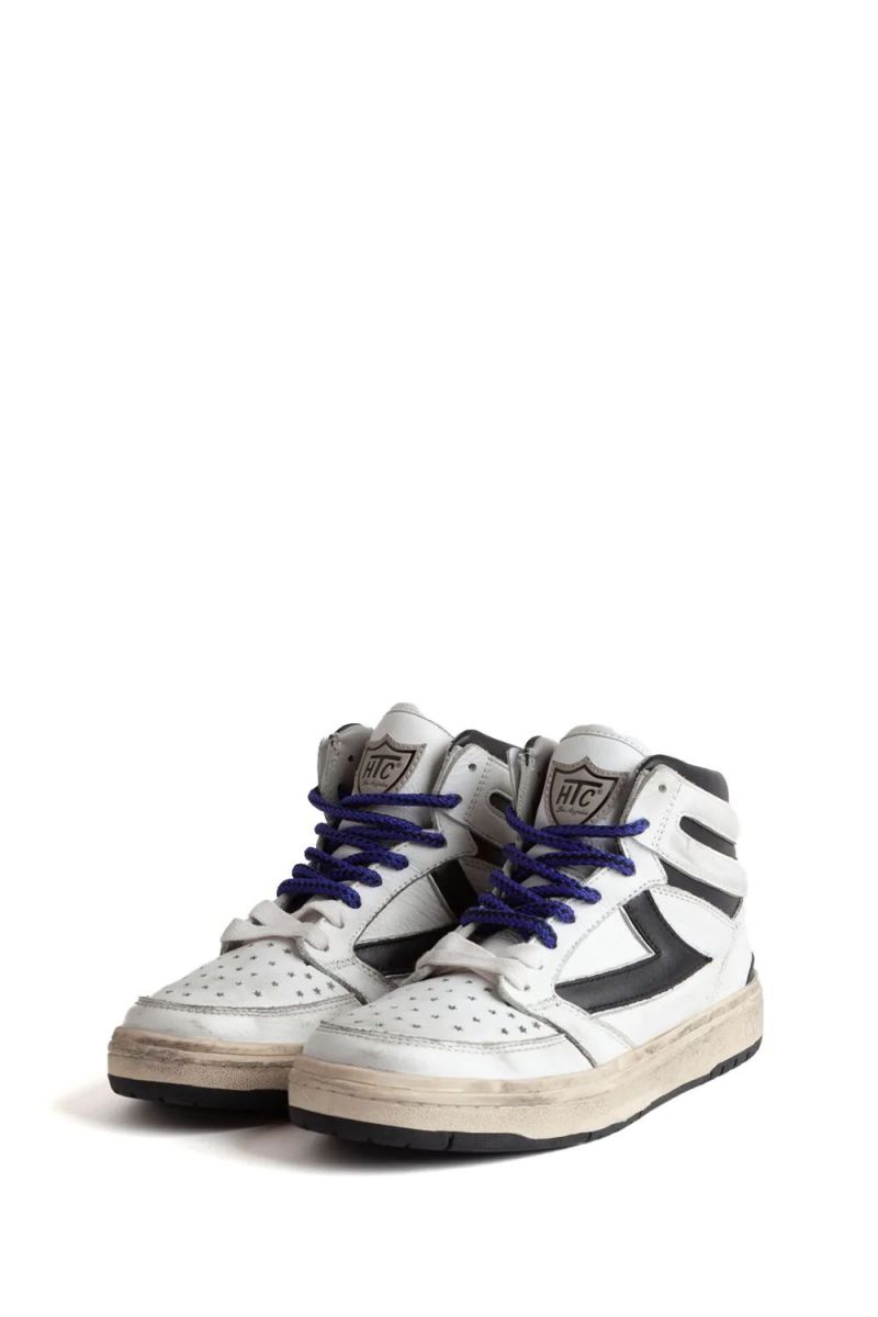 SNEAKERS Donna HTC LOS ANGELES STARLIGHT HIGH W-WB WHITE/BLACK