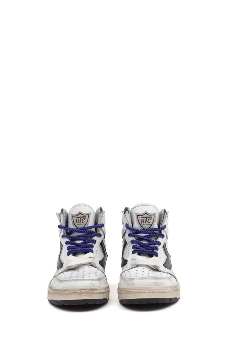 SNEAKERS Donna HTC LOS ANGELES STARLIGHT HIGH W-WB WHITE/BLACK
