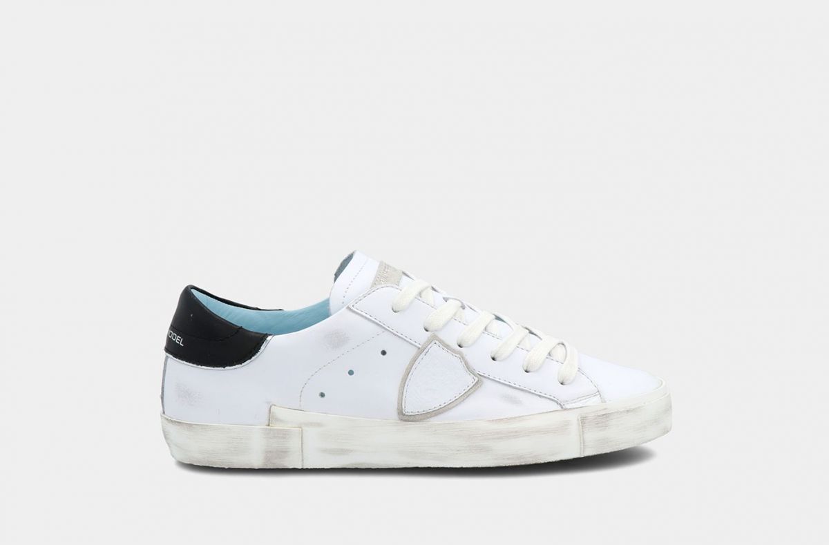 SNEAKERS Donna PHILIPPE MODEL PARIS PRLD V022 - PARIS X BLANC NOIR
