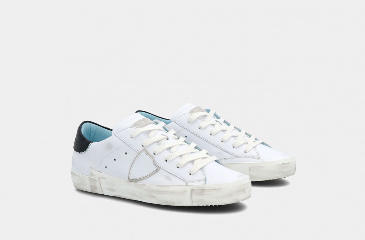 SNEAKERS Donna PHILIPPE MODEL PARIS PRLD V022 - PARIS X BLANC NOIR