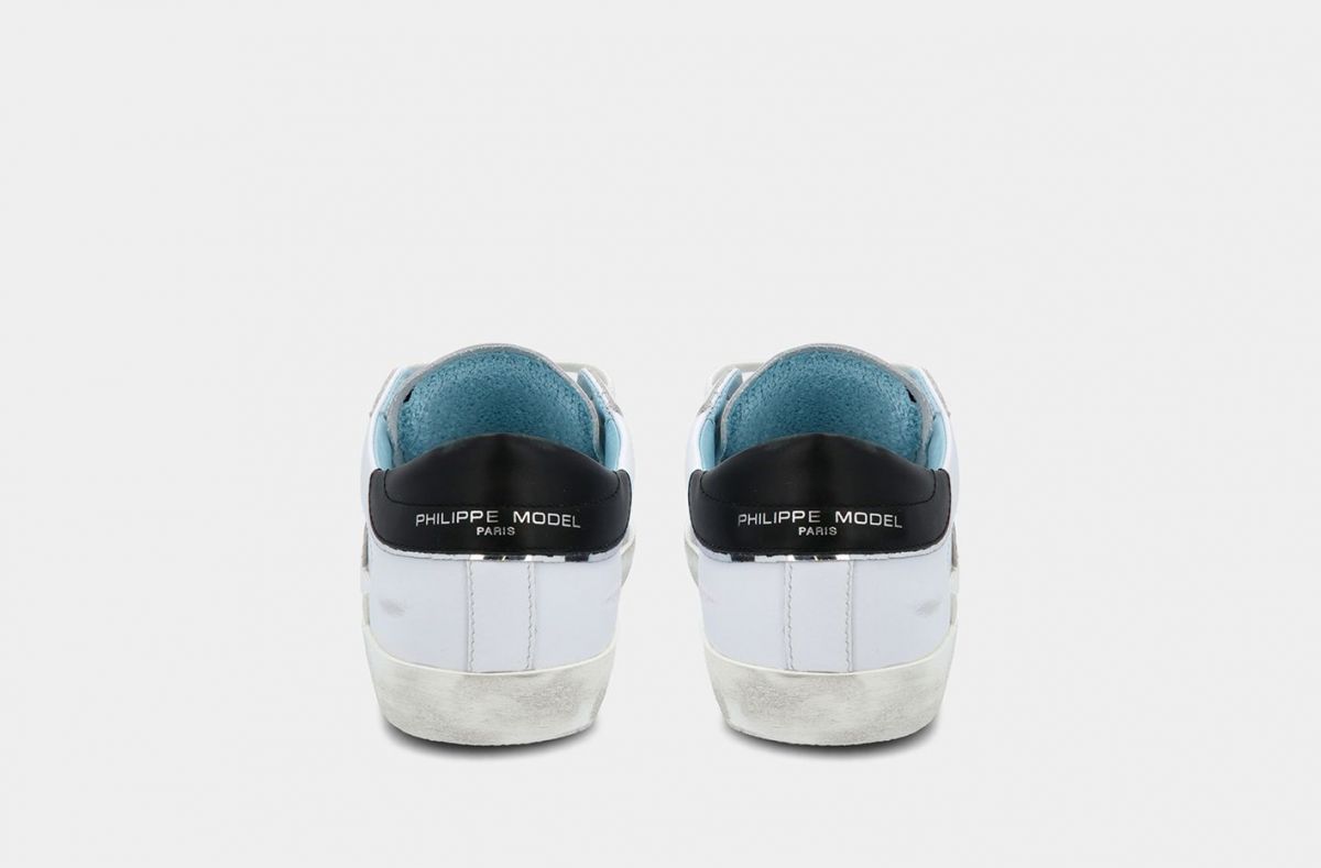 SNEAKERS Donna PHILIPPE MODEL PARIS PRLD V022 - PARIS X BLANC NOIR