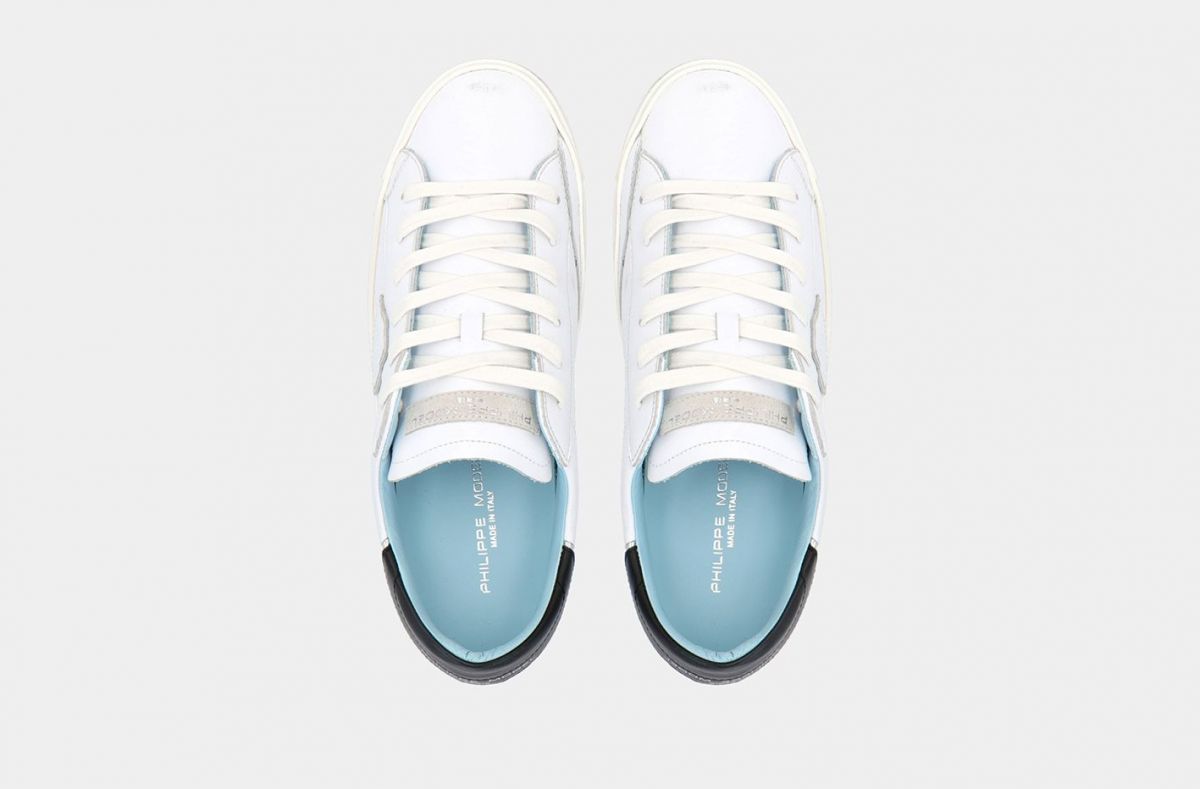 SNEAKERS Donna PHILIPPE MODEL PARIS PRLD V022 - PARIS X BLANC NOIR