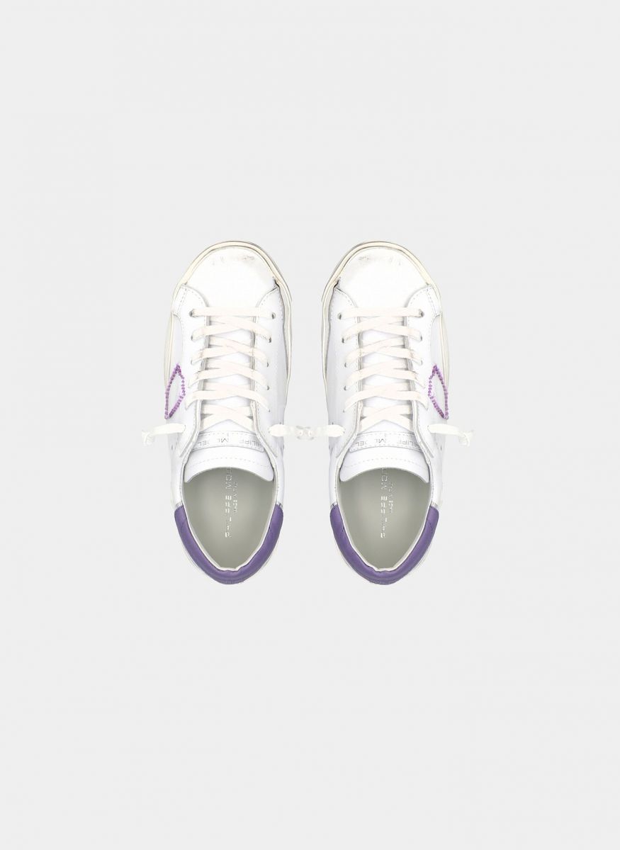 SNEAKERS Donna PHILIPPE MODEL PARIS PRLD VB30 - PARIS X WHITE VIOLET