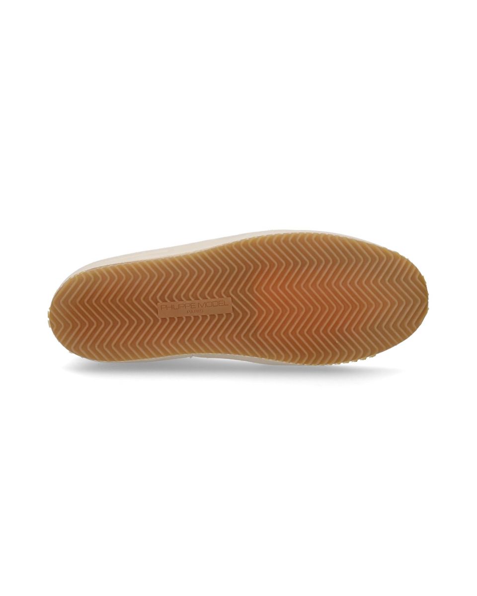 SNEAKERS Donna PHILIPPE MODEL PARIS VNLD V002 - NICE LOW VEAU BLANC - NOIR