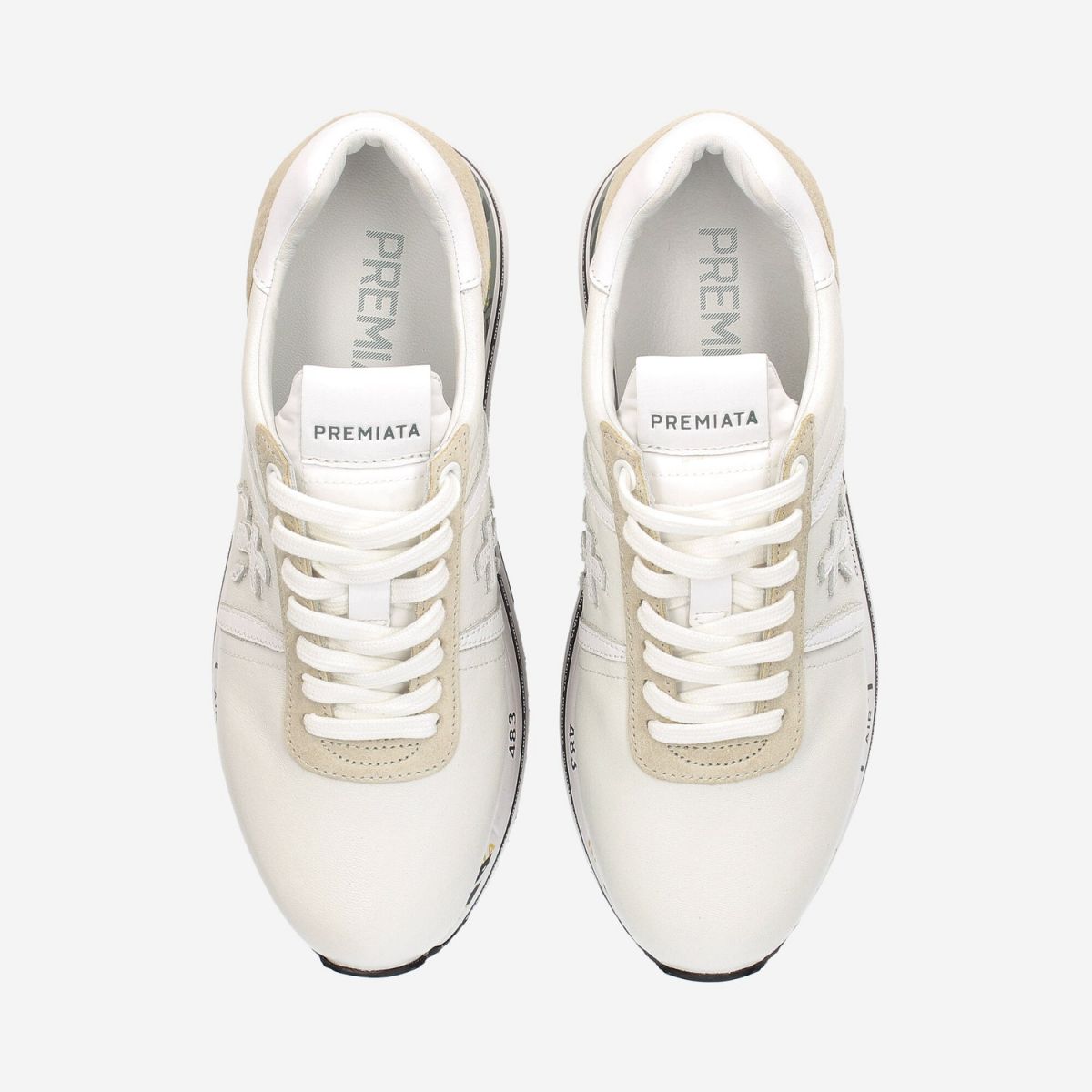 SNEAKERS Donna PREMIATA BETH 5603 WHITE/SAND