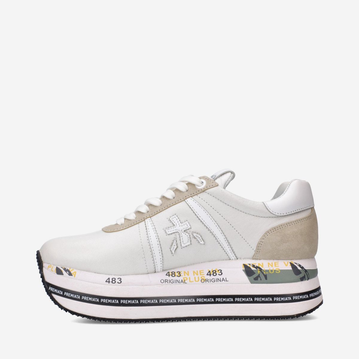 SNEAKERS Donna PREMIATA BETH 5603 WHITE/SAND