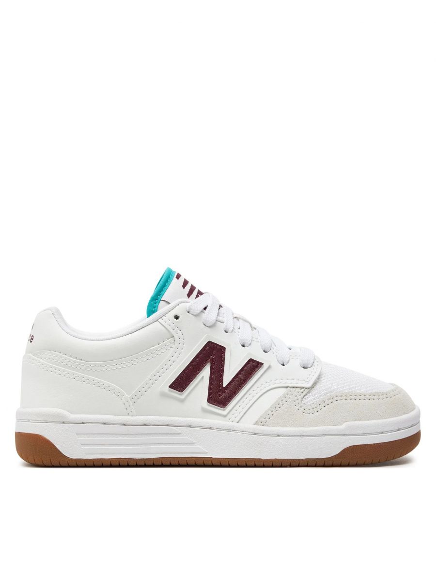 SNEAKERS  NEW BALANCE GSB480FT WHITE/BORDEAUX