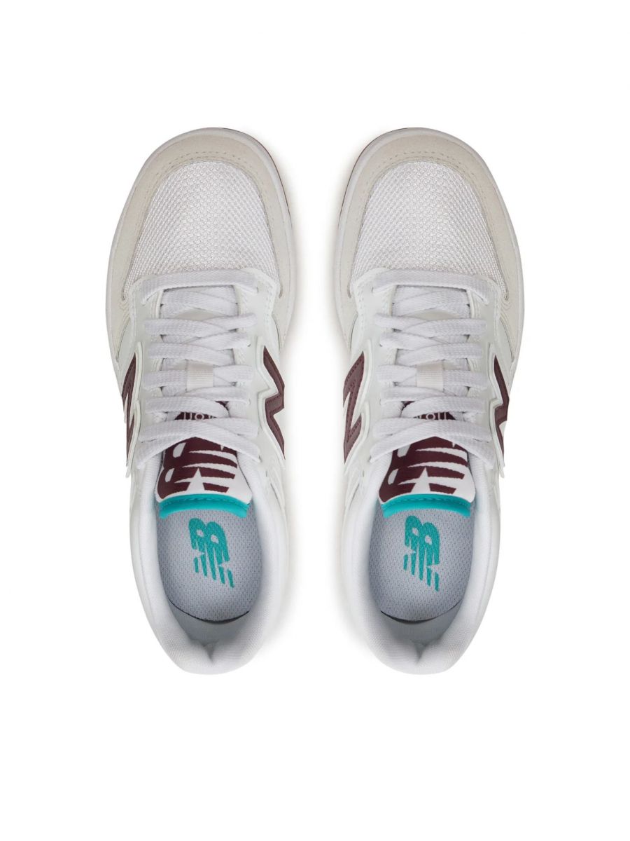 SNEAKERS  NEW BALANCE GSB480FT WHITE/BORDEAUX