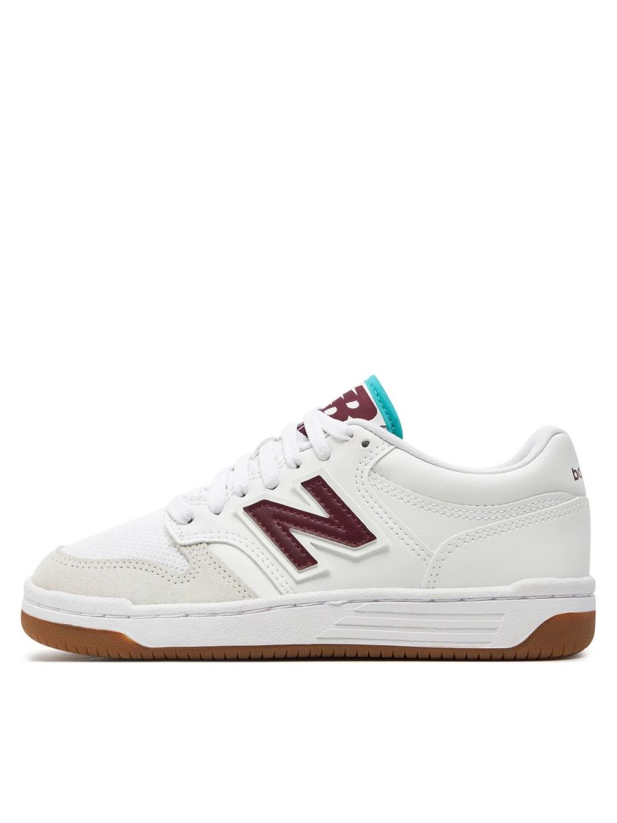SNEAKERS  NEW BALANCE GSB480FT WHITE/BORDEAUX