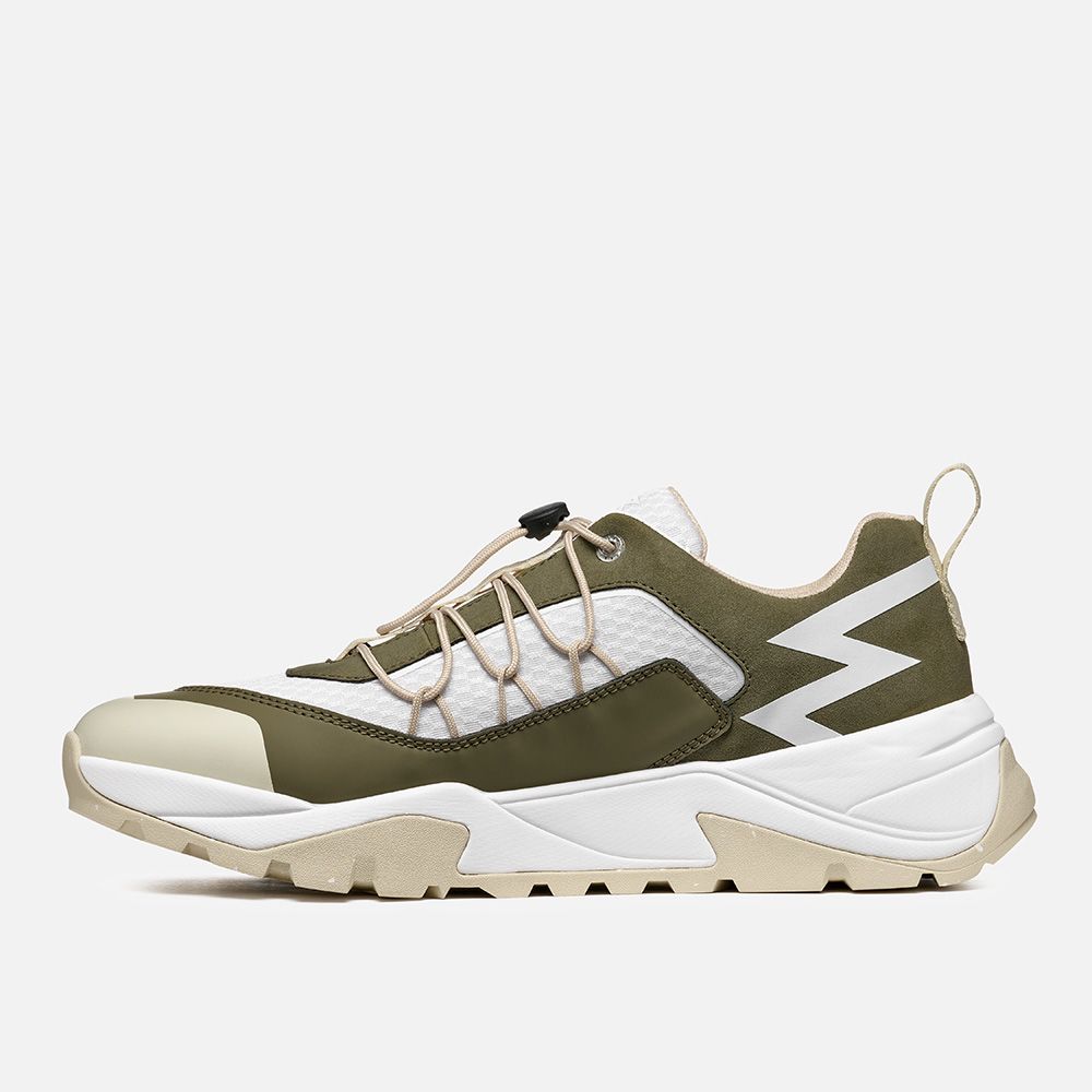 SNEAKERS Uomo ACBC S11003M - GARMON LAGOM LITE 038802 B.WHITE/OLIVE GREEN