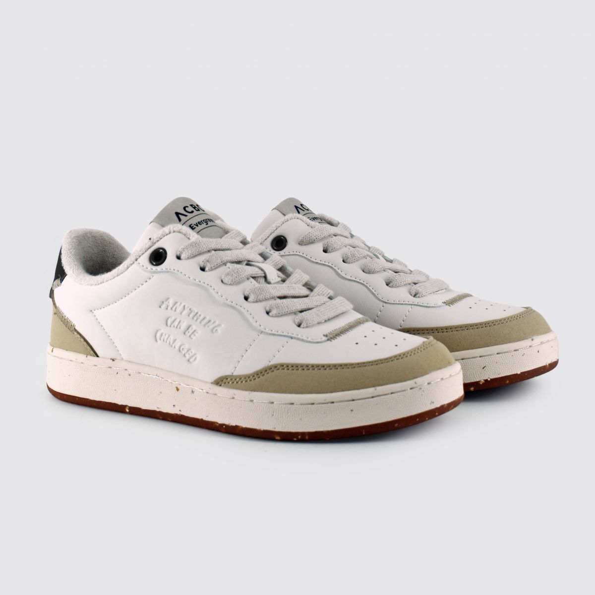SNEAKERS Uomo ACBC SHACBEDT - EVERGREEN RETRO 201 WHITE/BLACK