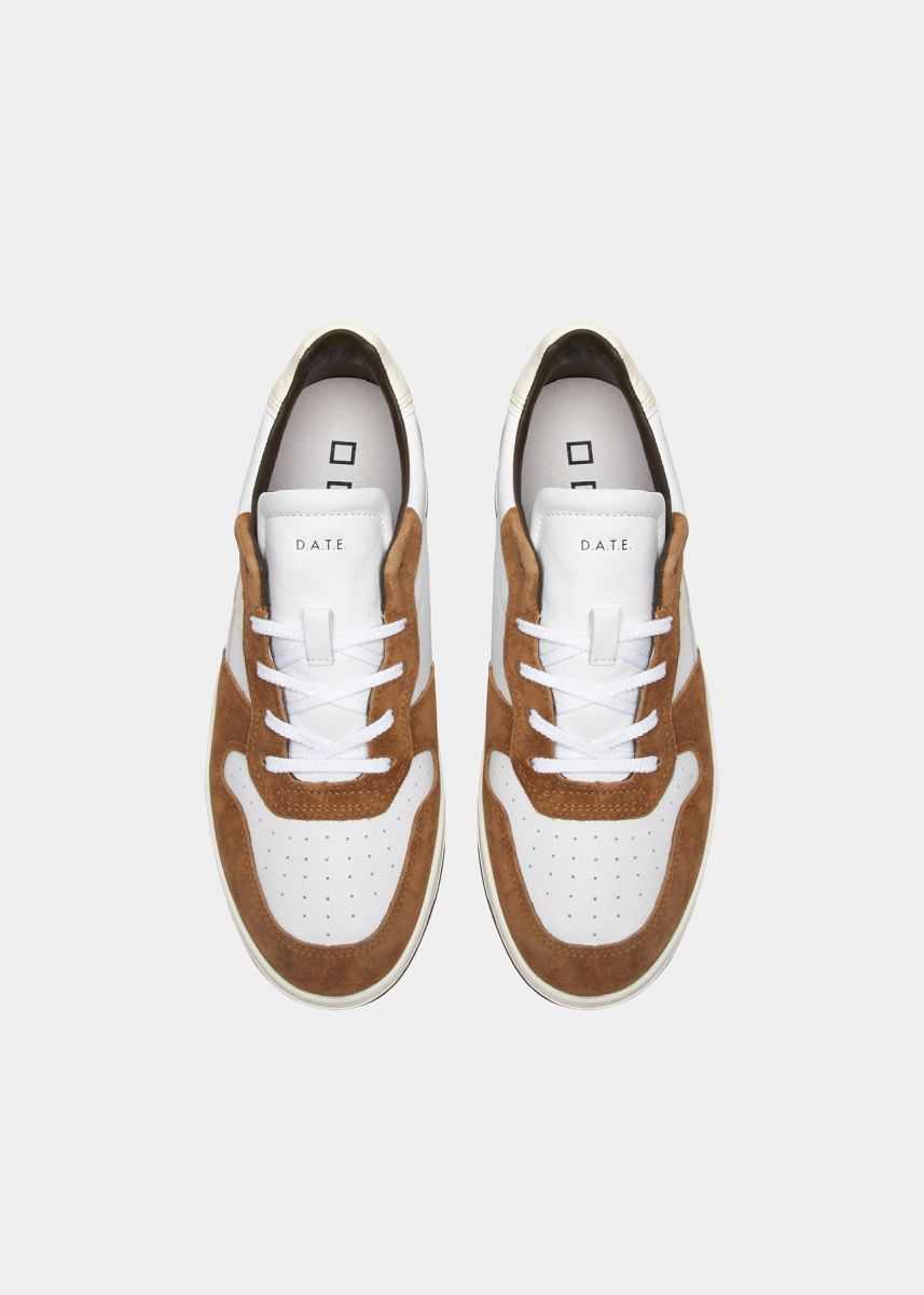 SNEAKERS Uomo DATE M391-C2-NT-HC COURT 2.0 NATURAL WHITE CAMEL