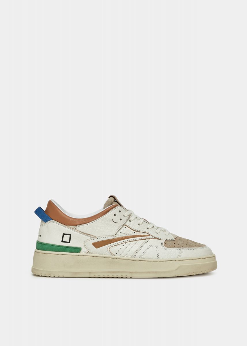 SNEAKERS Uomo DATE M401-TO-CO-HB TORNEO COLORED WHITE-BEIGE
