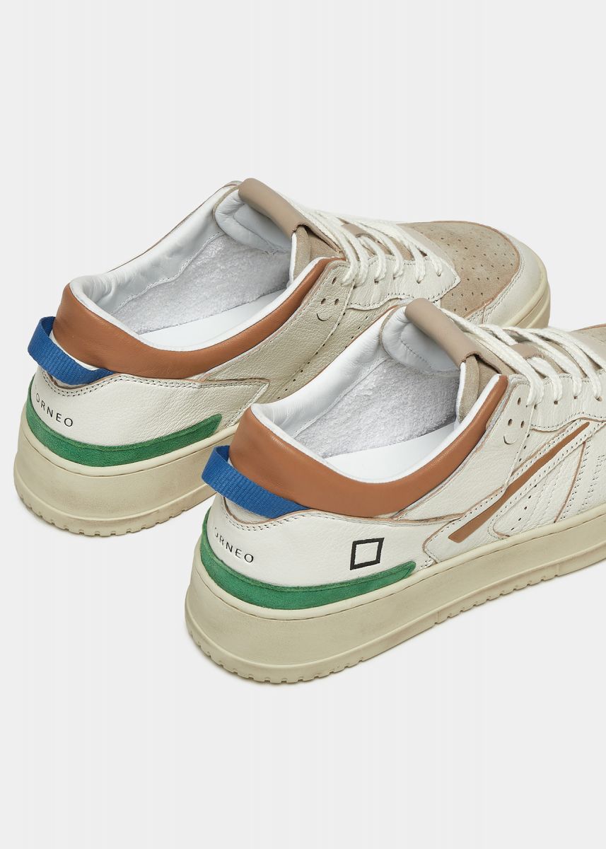 SNEAKERS Uomo DATE M401-TO-CO-HB TORNEO COLORED WHITE-BEIGE