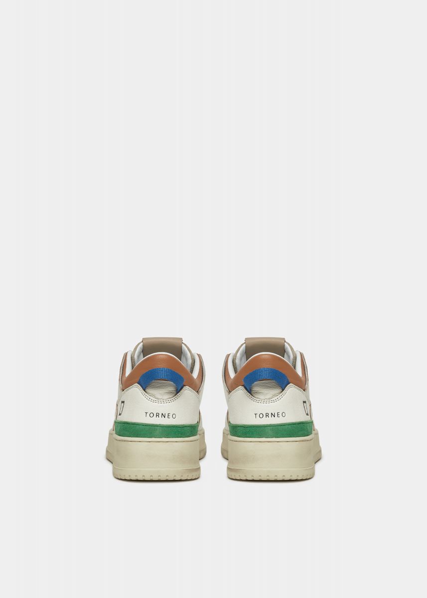 SNEAKERS Uomo DATE M401-TO-CO-HB TORNEO COLORED WHITE-BEIGE