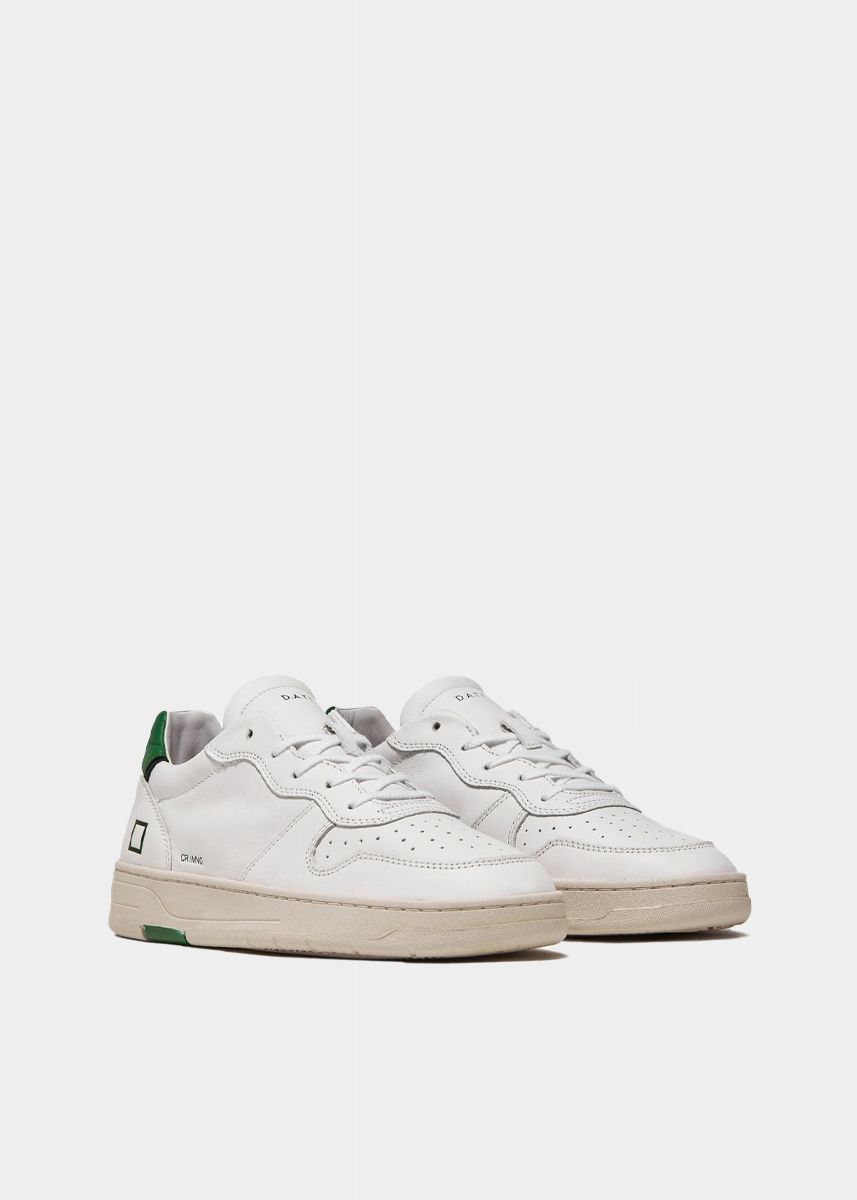 SNEAKERS Uomo DATE M997-CR-CA-WG - COURT CALF WHITE GREEN