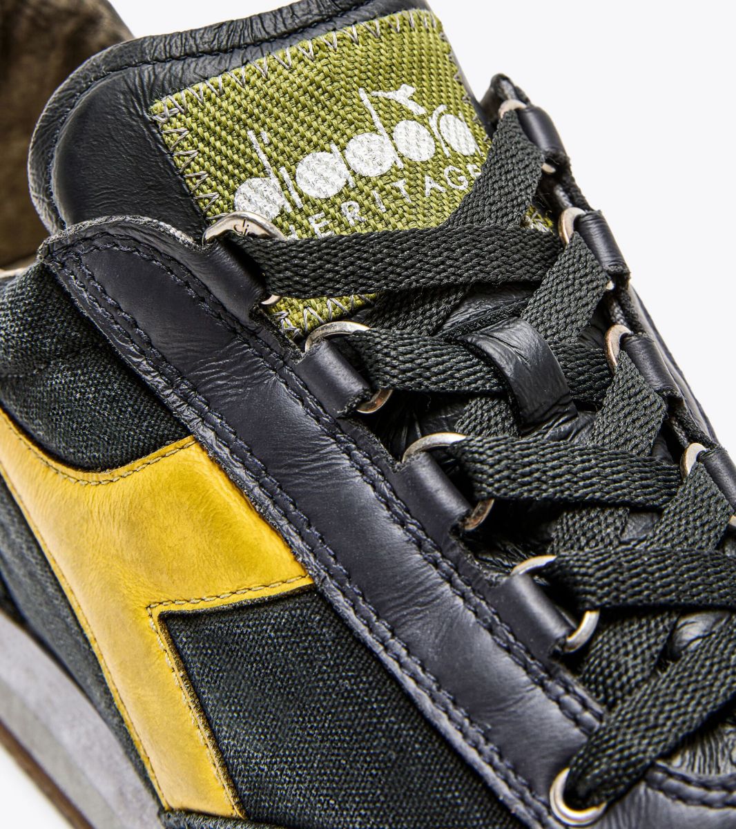 SNEAKERS Uomo DIADORA 174736.C0002 EQUIPE H DIRTY STONE BLACK/ANTRACITE EBANO
