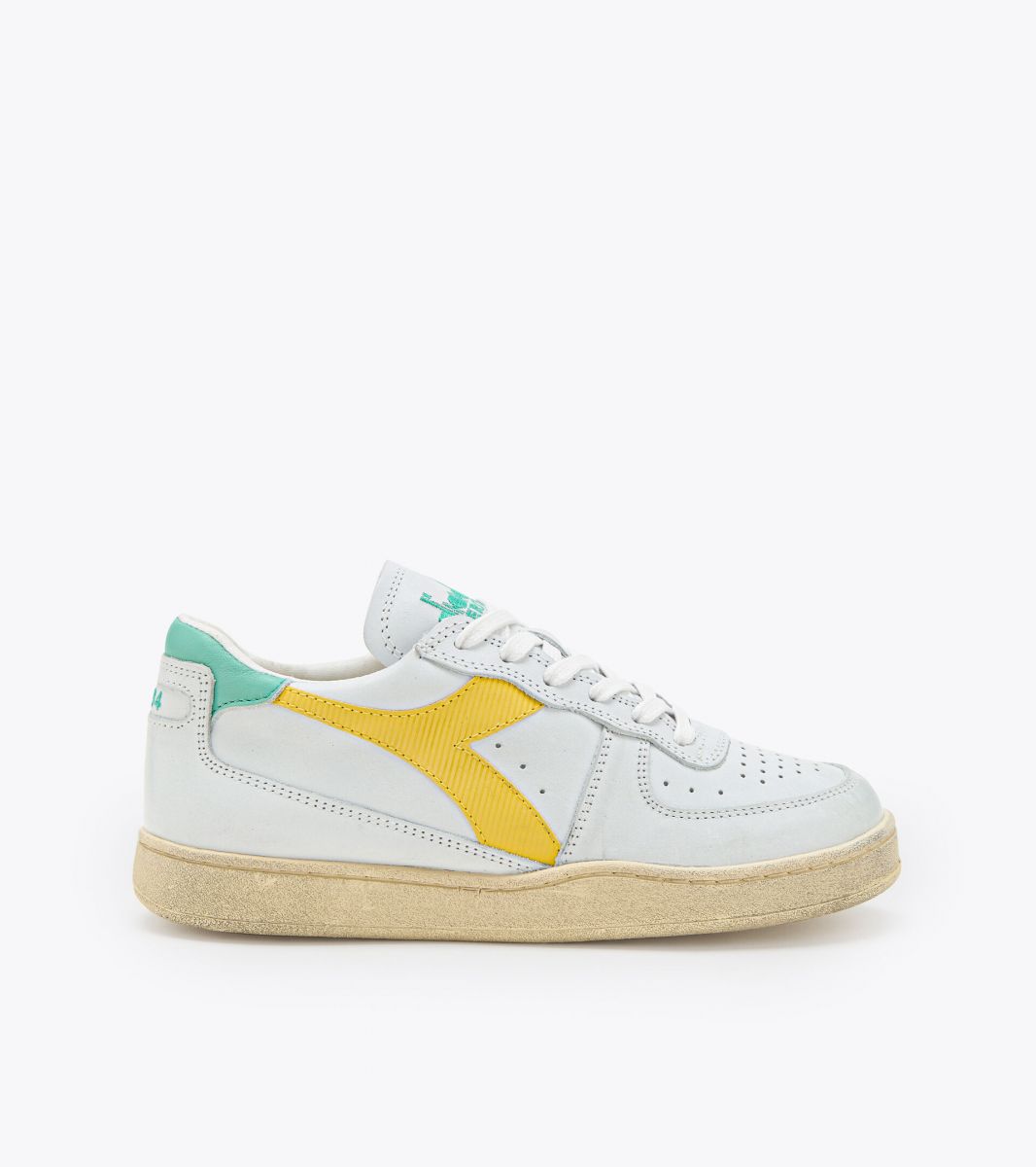 SNEAKERS Uomo DIADORA 179043.C1682 MI BASKET LOW USD BIANCO/GIALLO